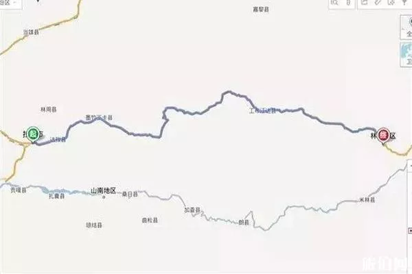 拉林公路加油站位置 附服務(wù)區(qū)位置